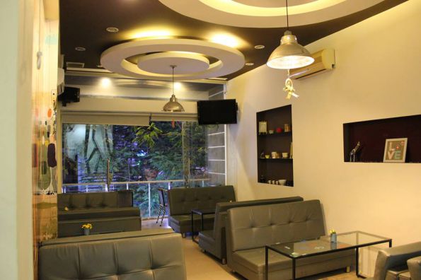 Hình ảnh mẫu trần thạch cao quán Cafe đẹp thiết kế Ấn Tượng