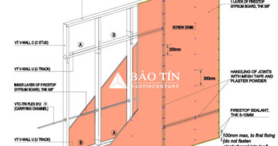 Giá Tường vách thạch cao chống nước ẩm, chống cháy cách nhiệt nóng tốt theo m2 mới nhất Giá Tường vách thạch cao chống nước ẩm, chống cháy cách nhiệt nóng tốt theo m2 mới nhất